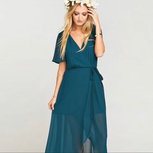 Show me your Mumu Sophia Jade Wrap Dress Small